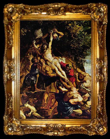 framed  Peter Paul Rubens Elevation of the Cross, ta009-2